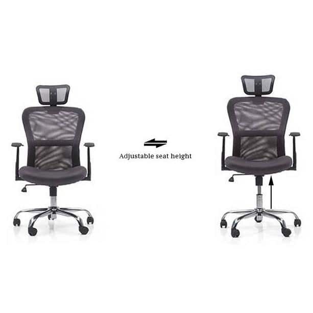 Venturi Study Chair in Ash Grey Colour