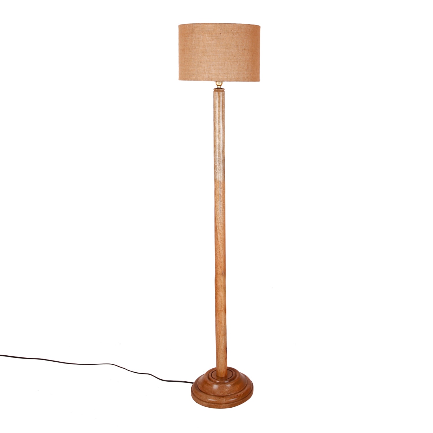 Devansh Wooden Foor Lamp