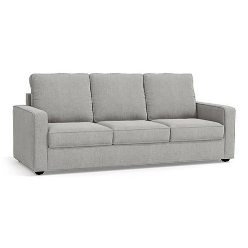Apollo Compact Sofa Set (Colour : Vapour Grey, Cushion : Hard, Back Type : High Back, Seater : 3+1+1)