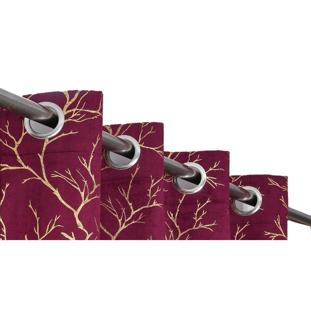 Dry Pack of 2 Blackout Long Door Curtain