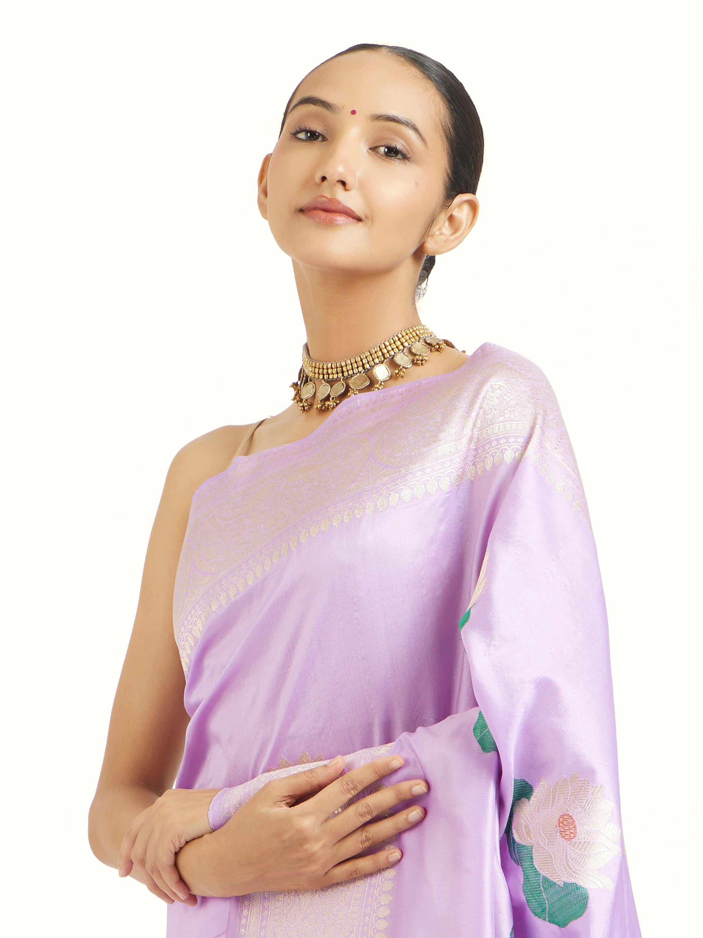 Blue Banarasi Kadhwa Silk Saree