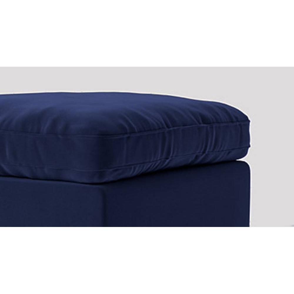 Seattle Ottoman Color in Navy Blue