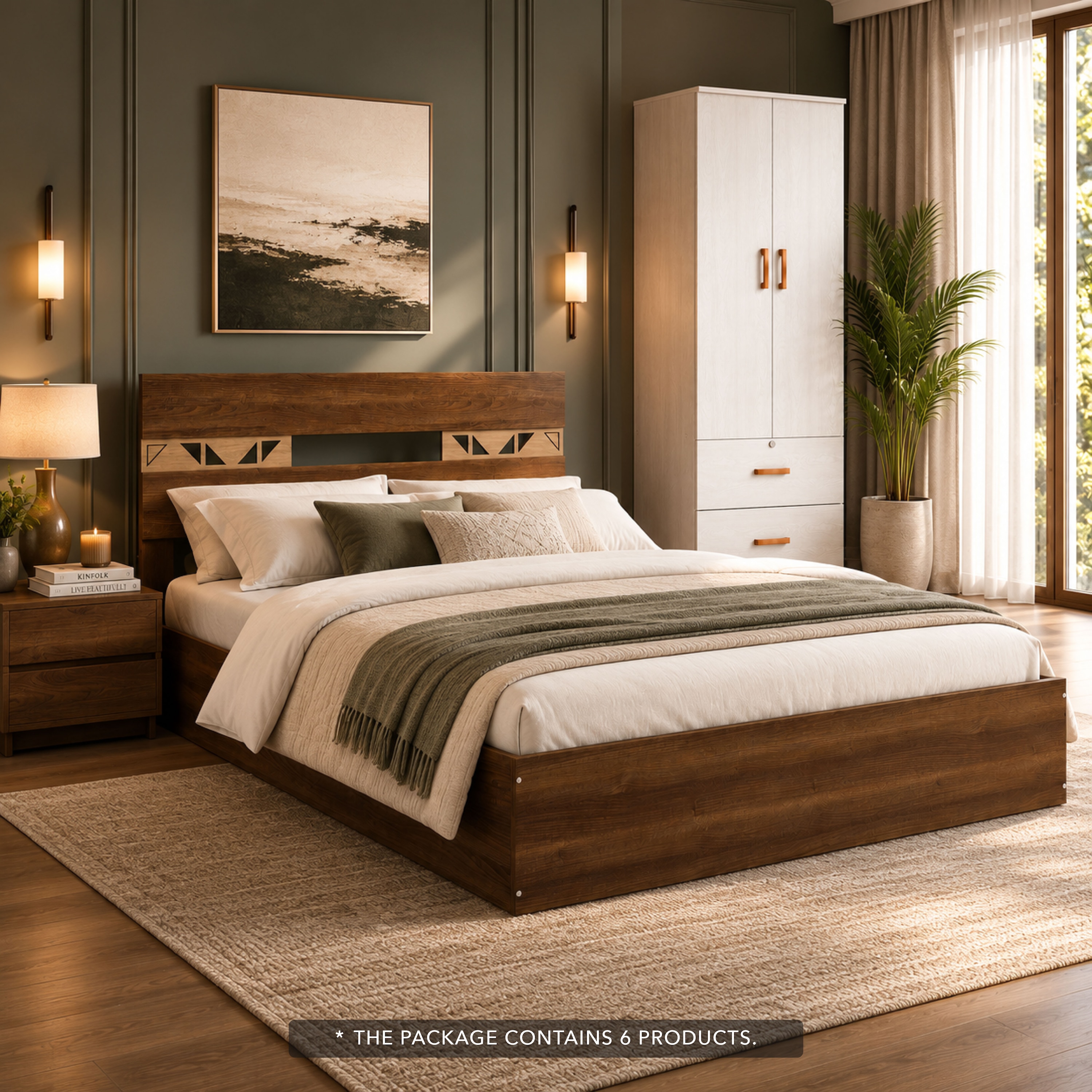 Essential Living Package (Bedroom + Living + Dining Room) - Direct Factory to Home Private Limited (DF2H)