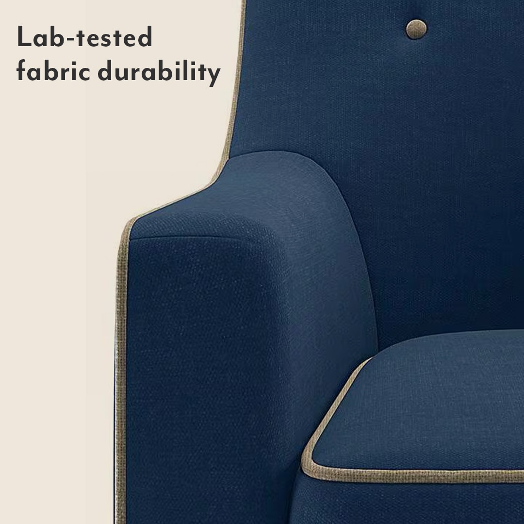 Hagen Lounge Chair in Cobalt Colour