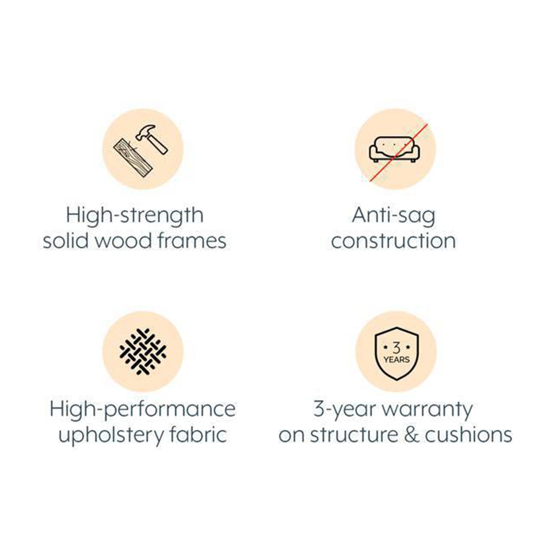 Apollo Sofa Set (Colour : Daschund Brown, Cushion : Hard, Back Type : Regular, Seater : 2+1+1)