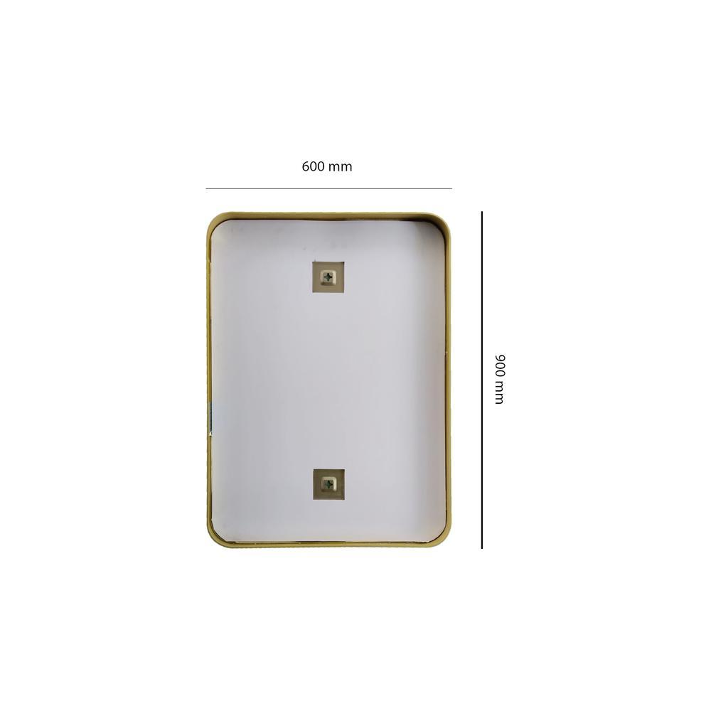 Aluminium Rectangular Decorative wall mirror by elegant arts and frames (Mirror size 600X900 mm)