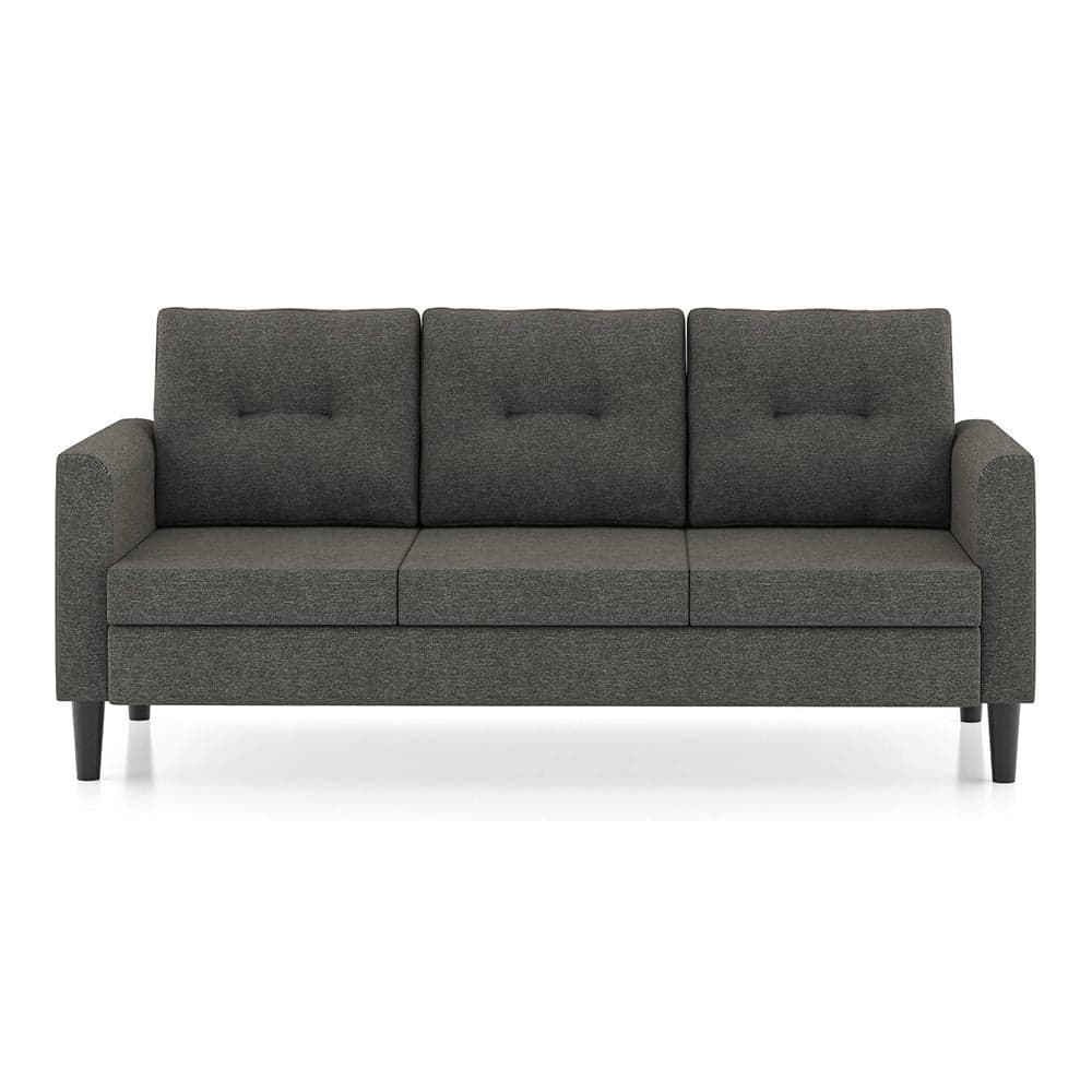 Winston 3 Seater Fabric Sofa (Slate Grey)