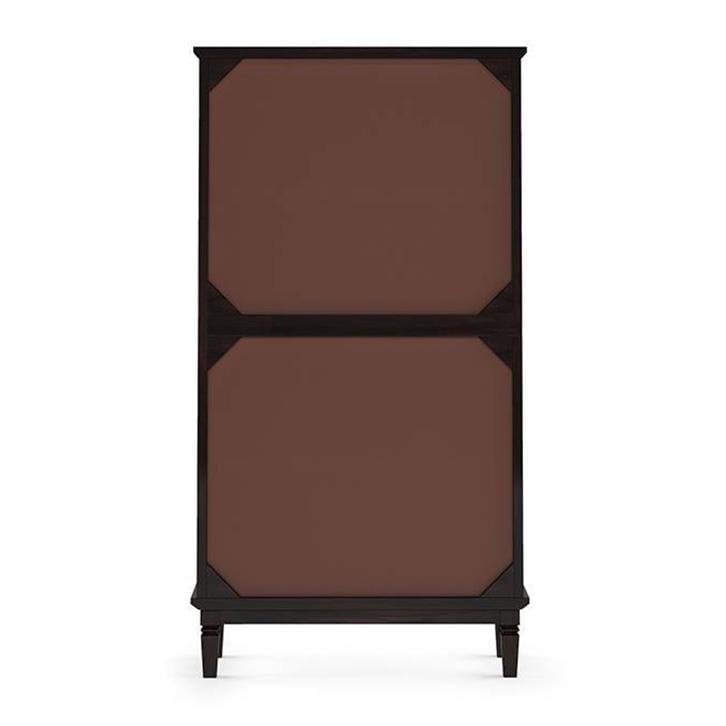 Malabar Solid Wood Bookshelf in Mango Mahogany Finish