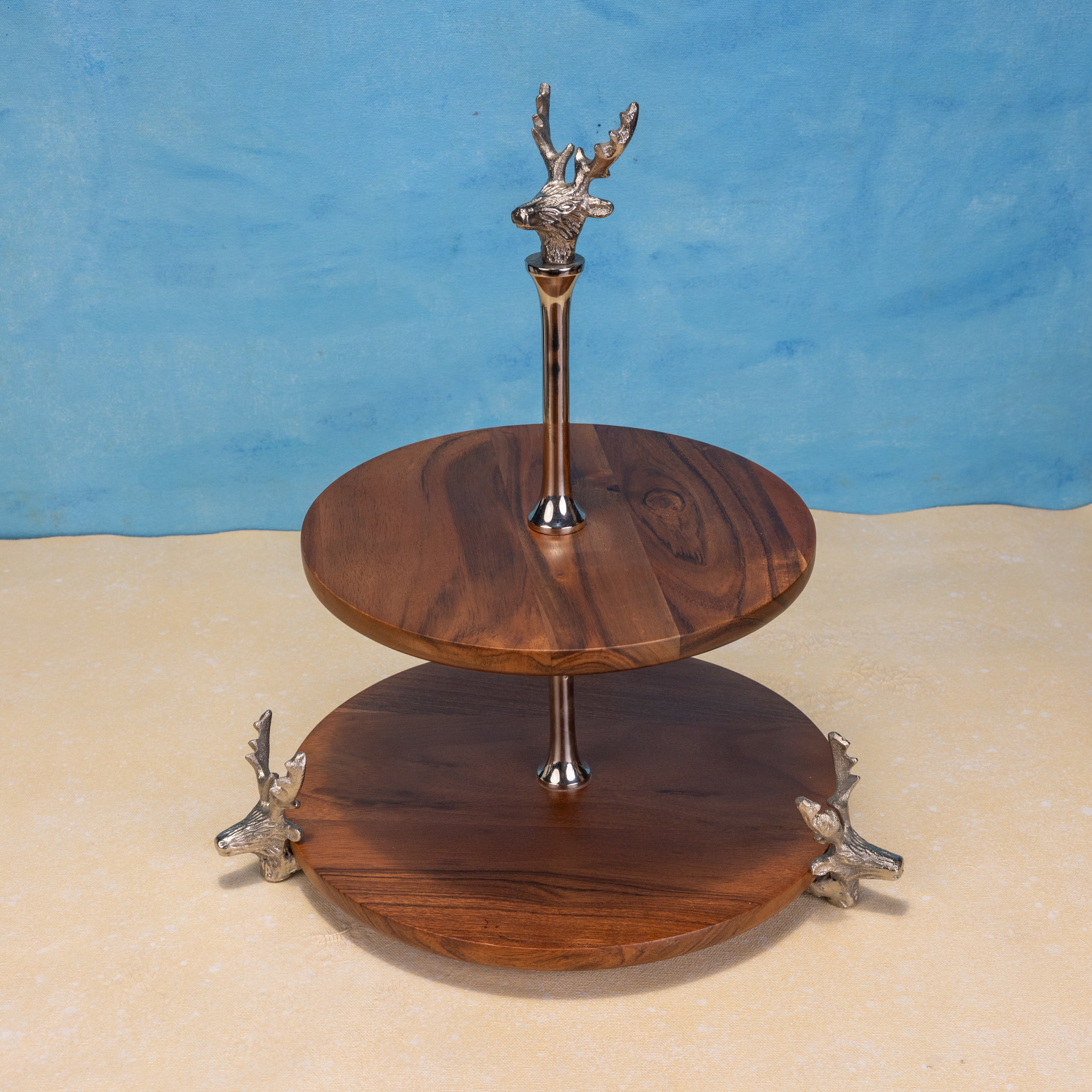 Ireka Homes Wildwood 2 Tier Dessert Stand - Ireka Homes