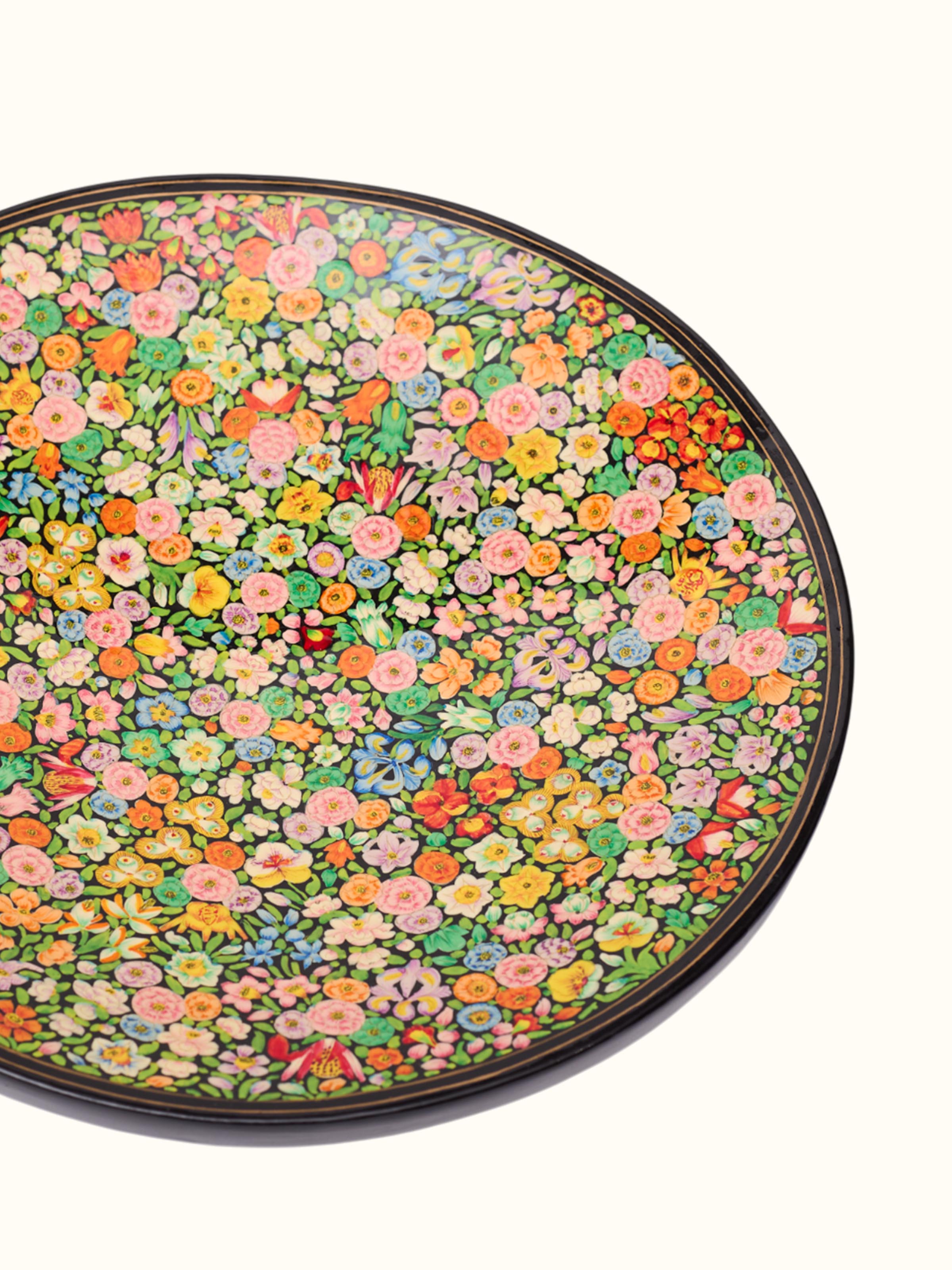 Circular Papier Mache Display Plate