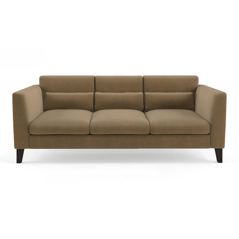 Lewis Sofa (Colour : Fawn Velvet, Cushion : Hard, Seater : 3+2)