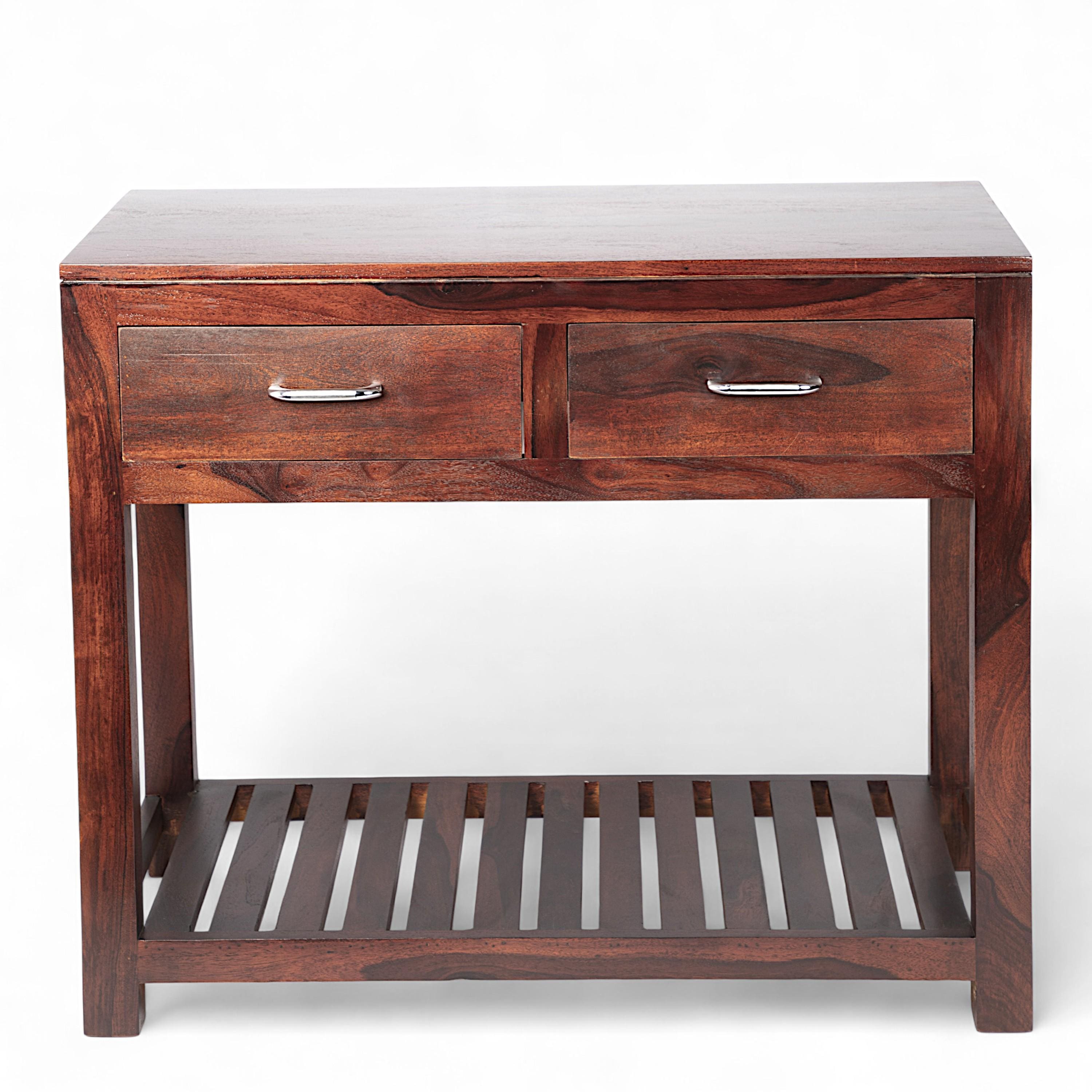 Allen Console Table - Walnut Finish