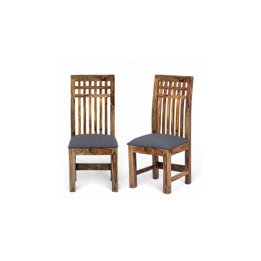 Oakmont Sheesham Wood Accent 6 Seater Dining Table Set