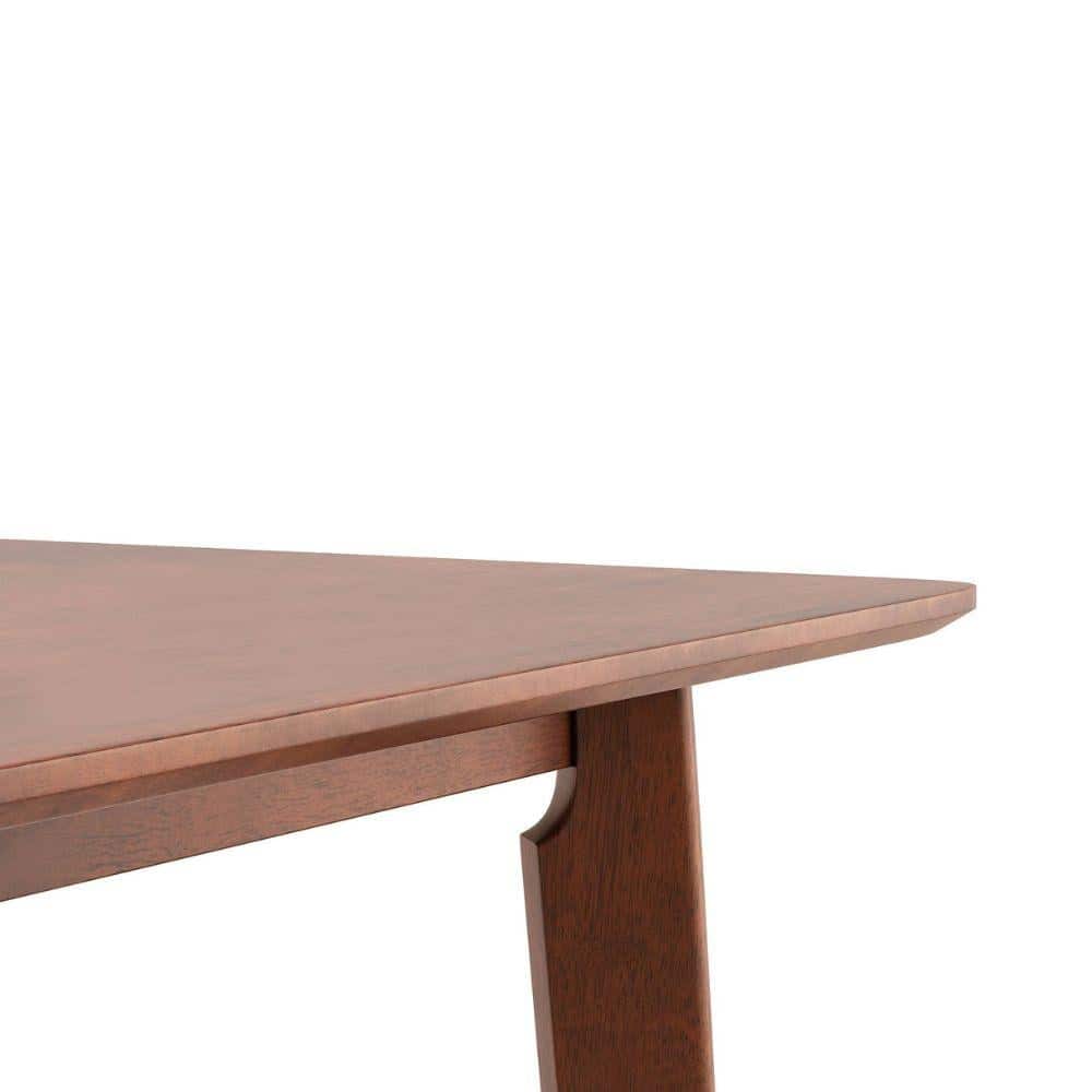 Augusta 6 Seater Dining Table In Dark Walnut Finish