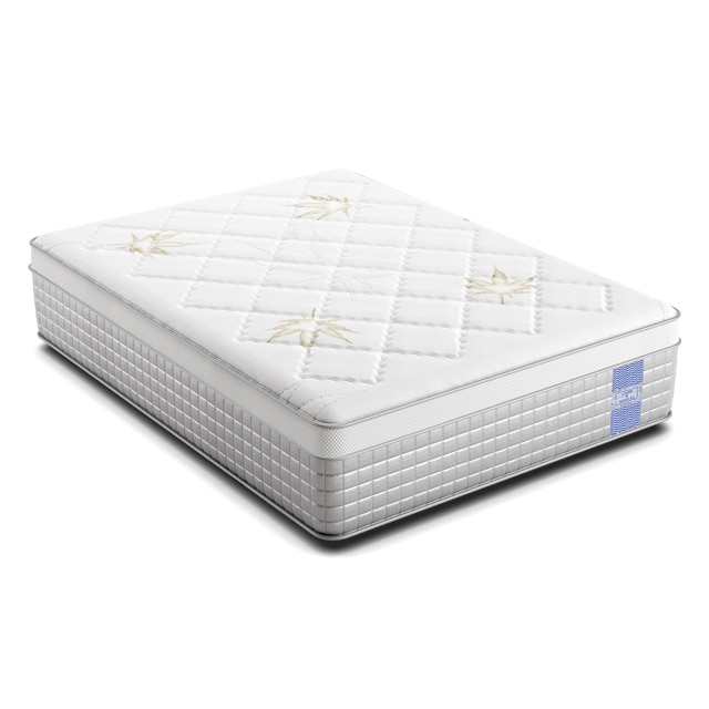 Gravity Hybrid Euro Top 5 Zoned Zero Partner Disturbance & 7 Layered Foam Pocket Spring Mattress (84 x 72 in, 10 Inches)