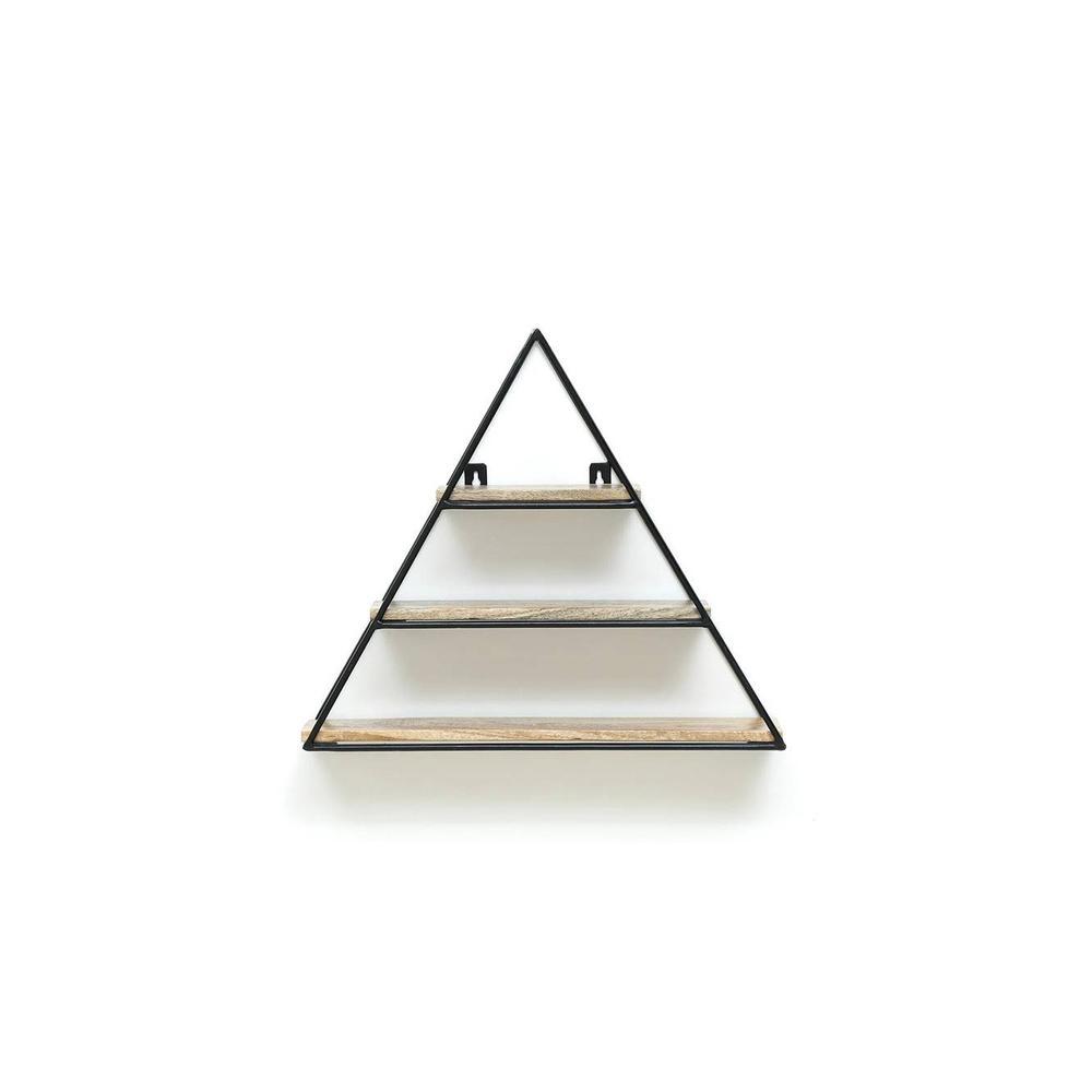 WOODENMOOD Triangle Wall Rack