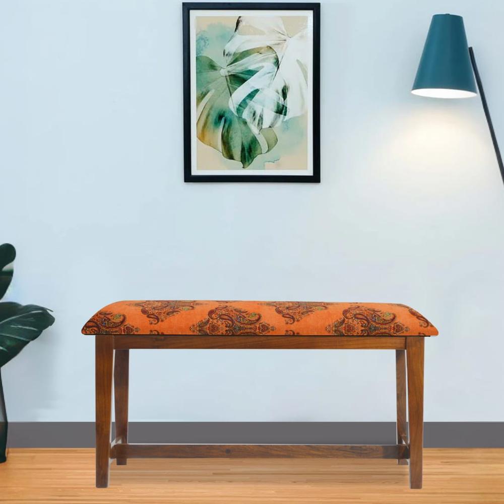 Aegiale Solid Wood Bench In Provincial Teak Finish
