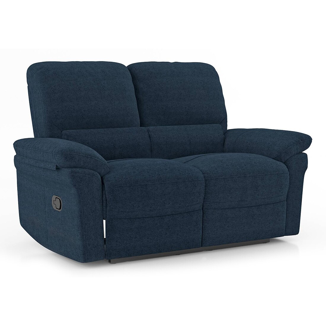 Bernice Two Seater Recliner in Capri Blue Colour