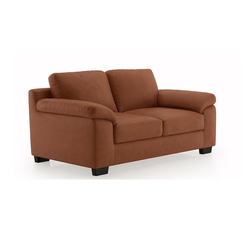 Esquel 2 Seater Leatherette Sofa in Tan Colour