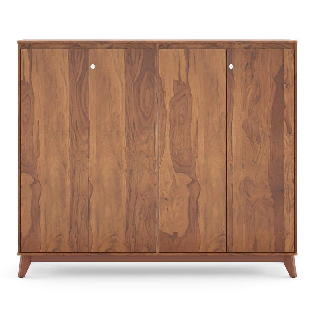 Webster 48 Pair Shoe Rack in Sheesham Finish