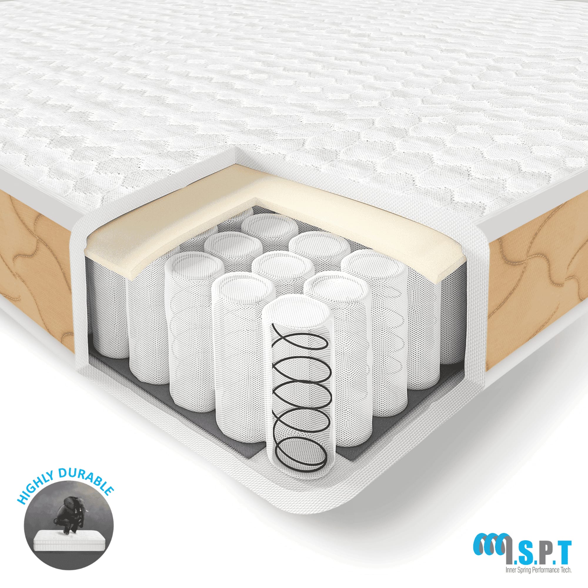 Pure Sleep Premium Orthopedic Pocket Spring Mattress