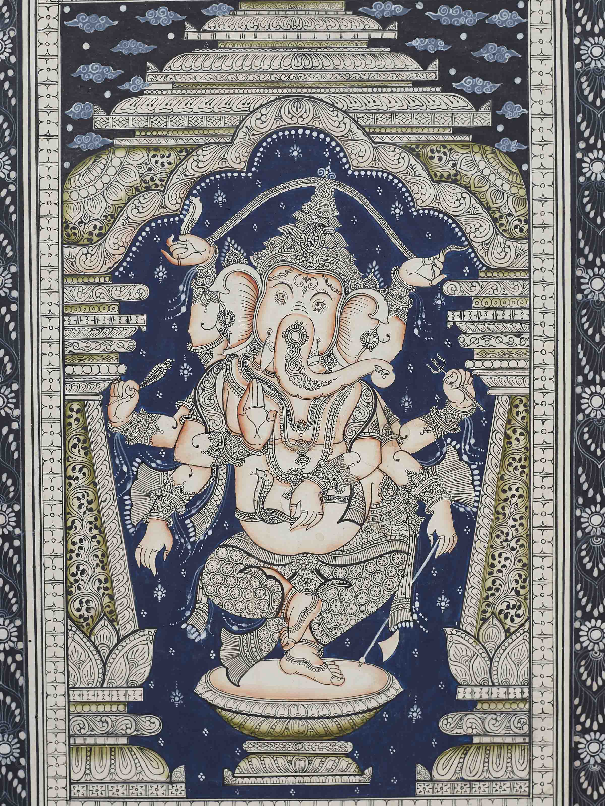 Ganesha Pattachitra Painting