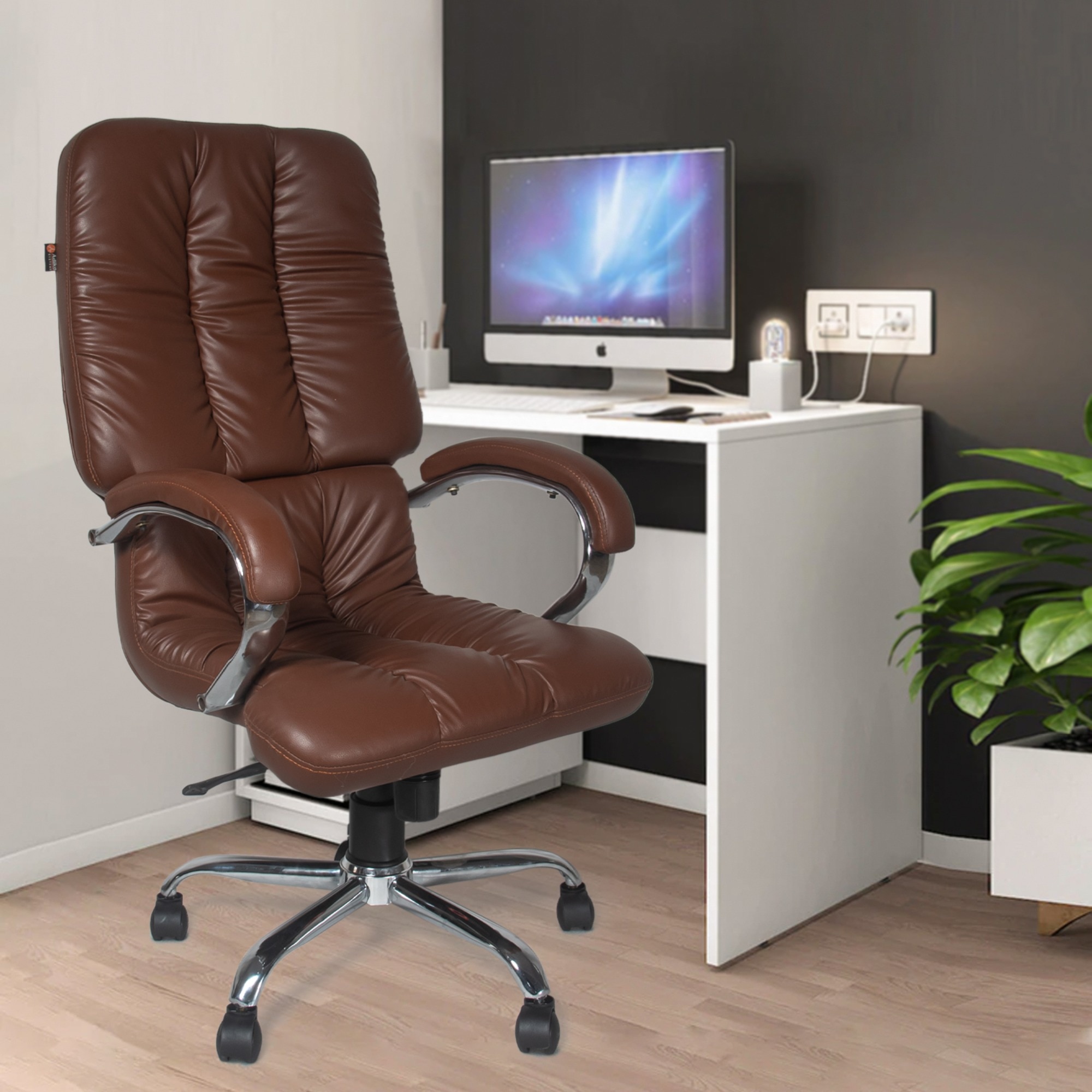 Adiko Modern Director Chair In Tan - Adiko Systems