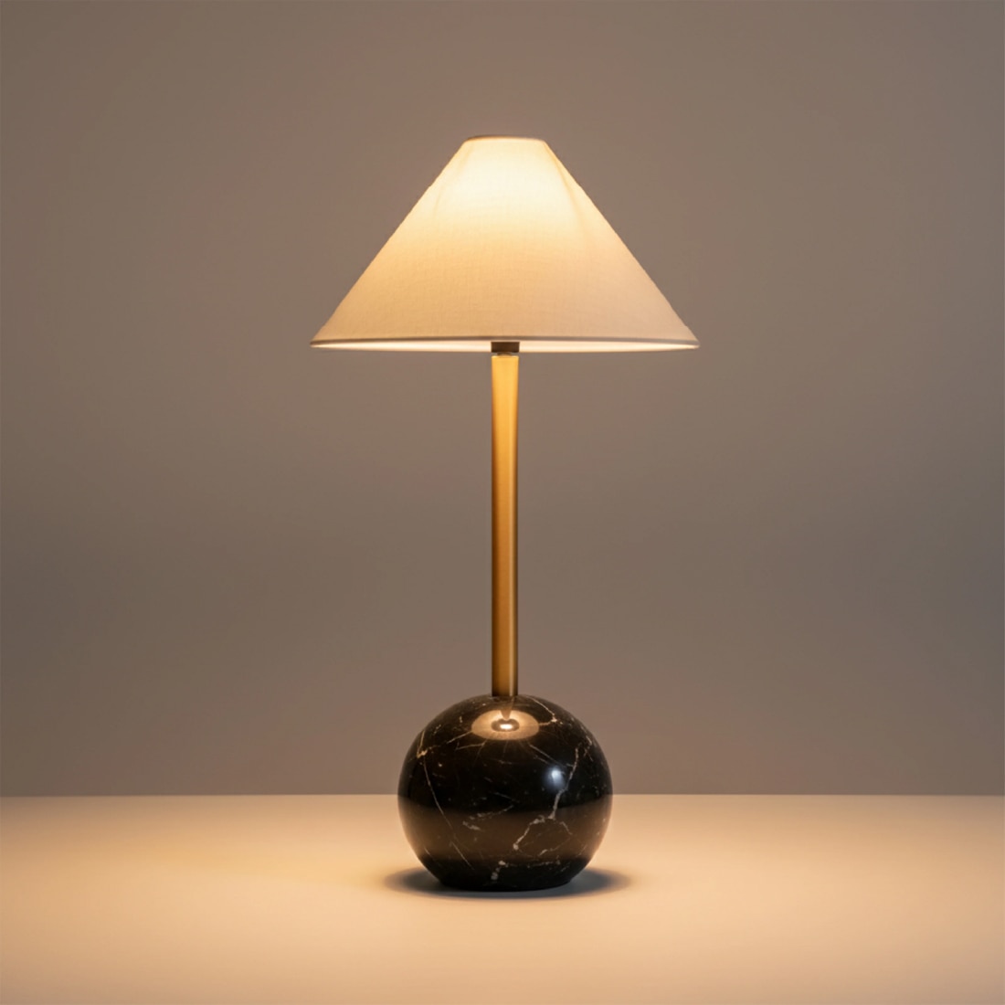 Velar Table Lamp Marble in Black Finish-image-36