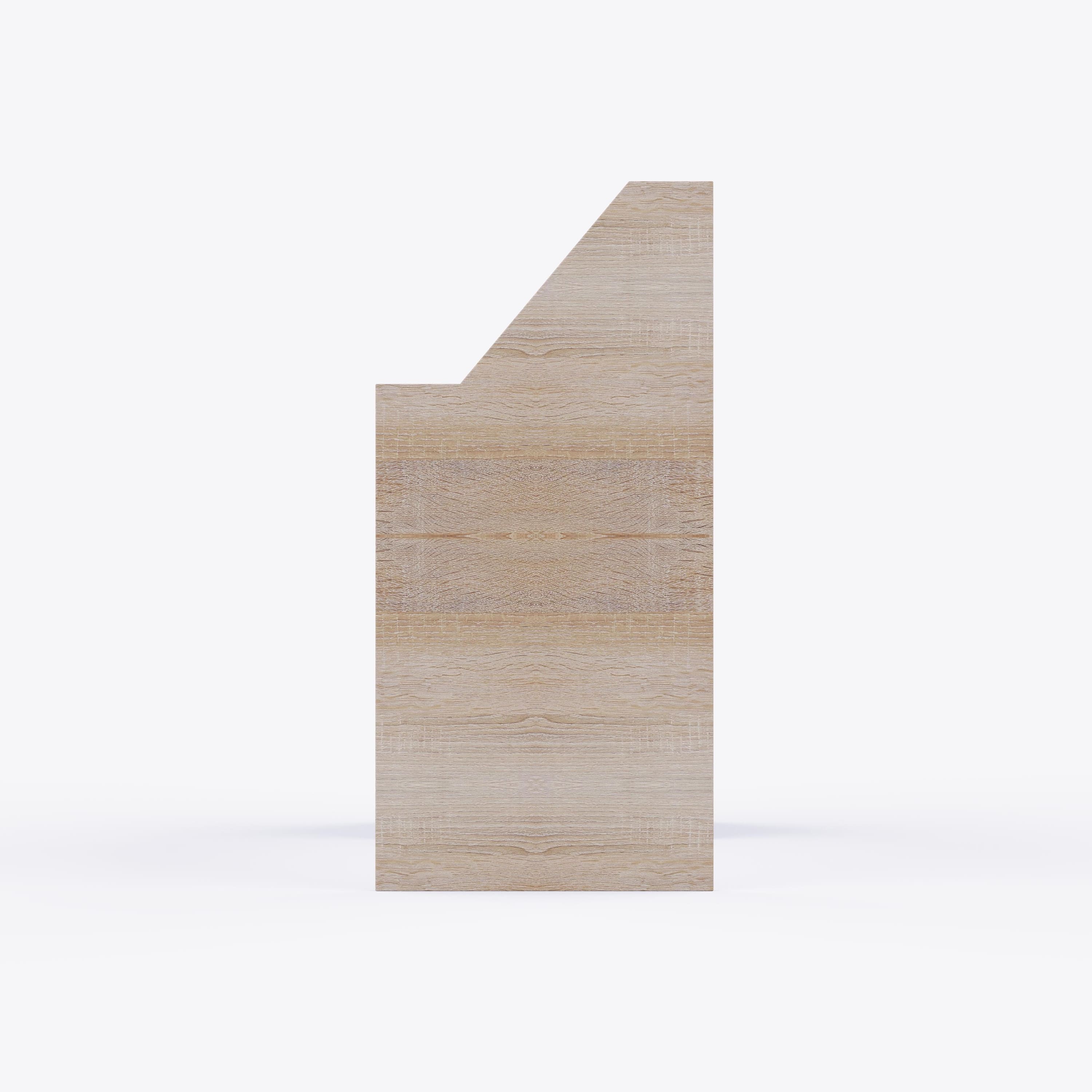 Elementary Study Table In Oak Colour