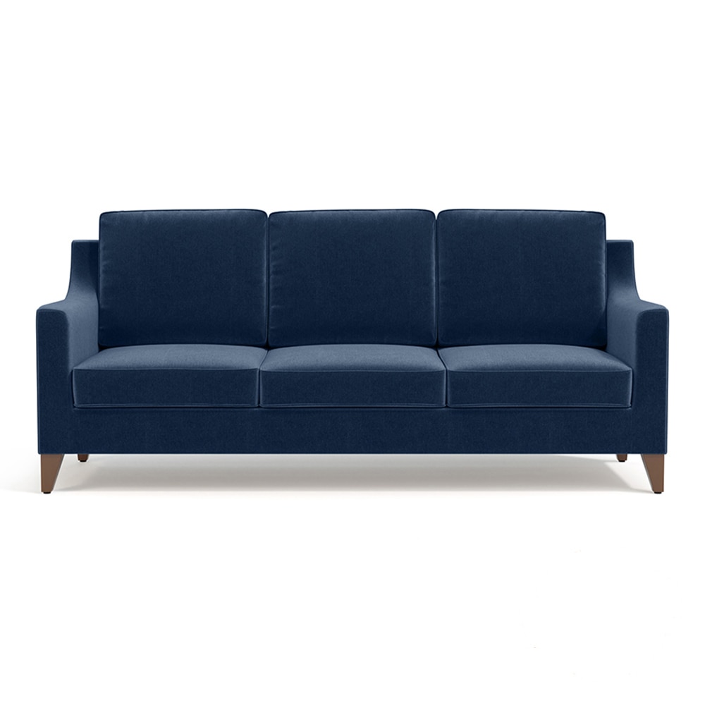 Abbey Sofa Set (Colour : Lapis Blue, Cushion : Hard, Seater : 3+1+1)
