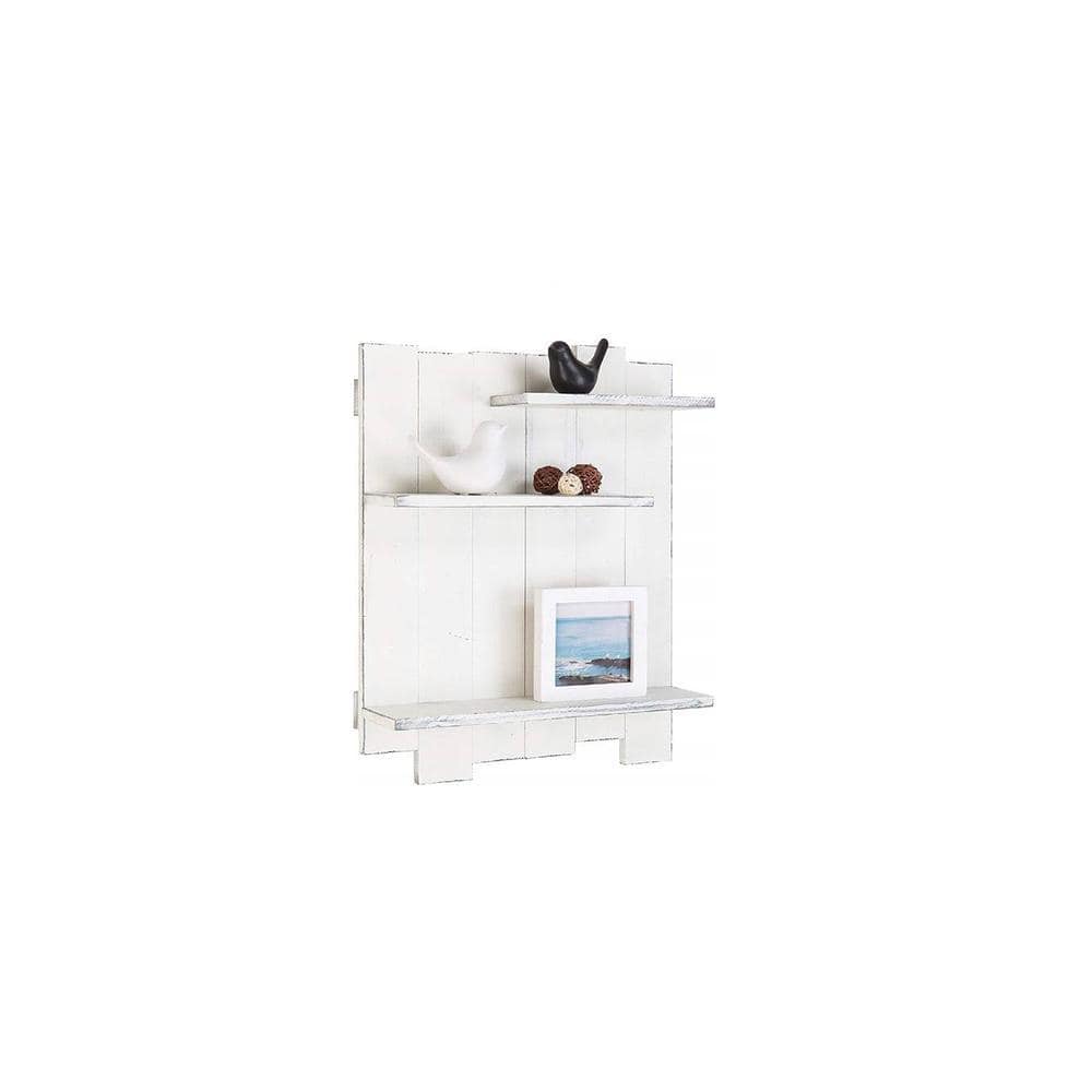 WOODENMOOD Rectangular Wall Rack