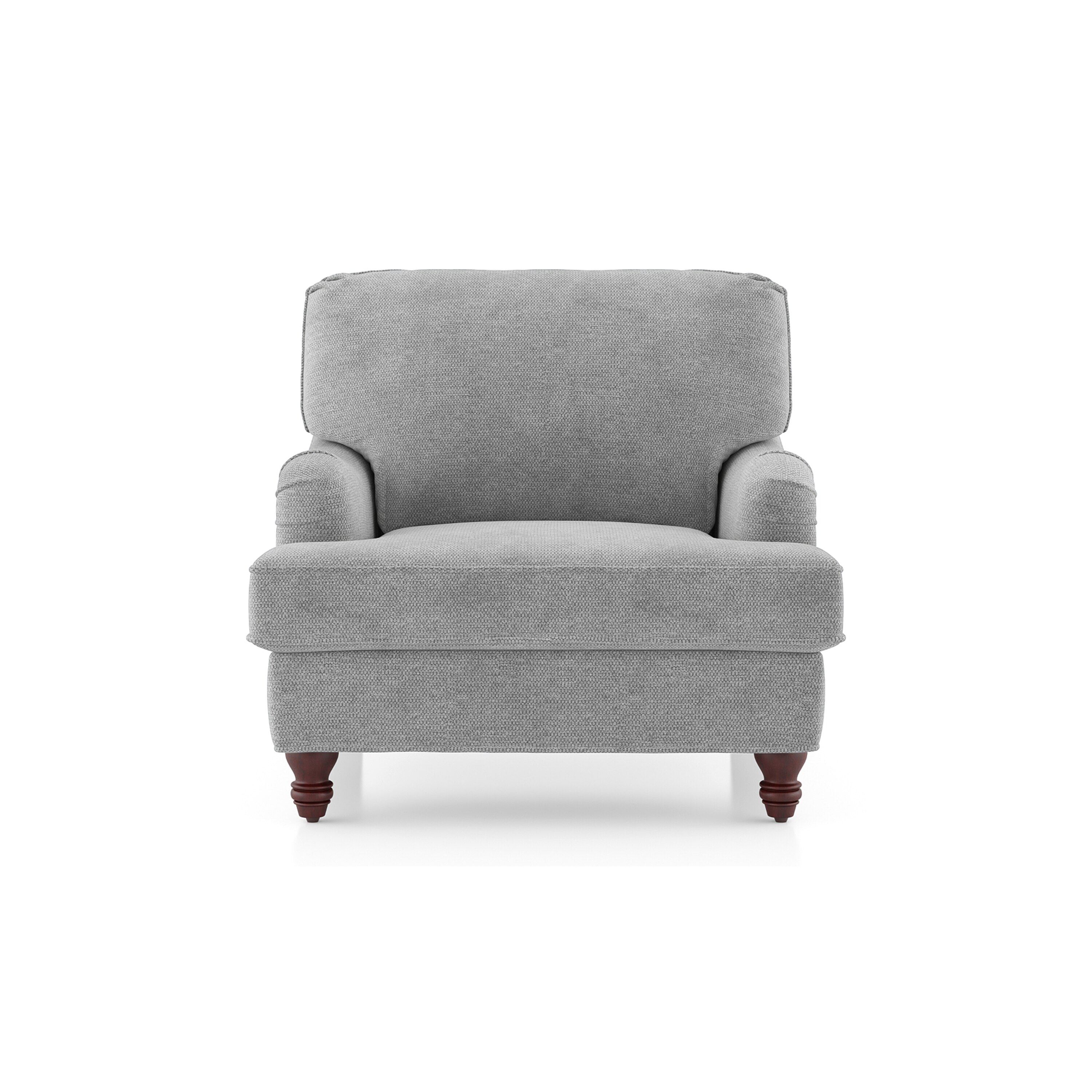 Ophelia 1 Seater Fabric Sofa In Granite Weave