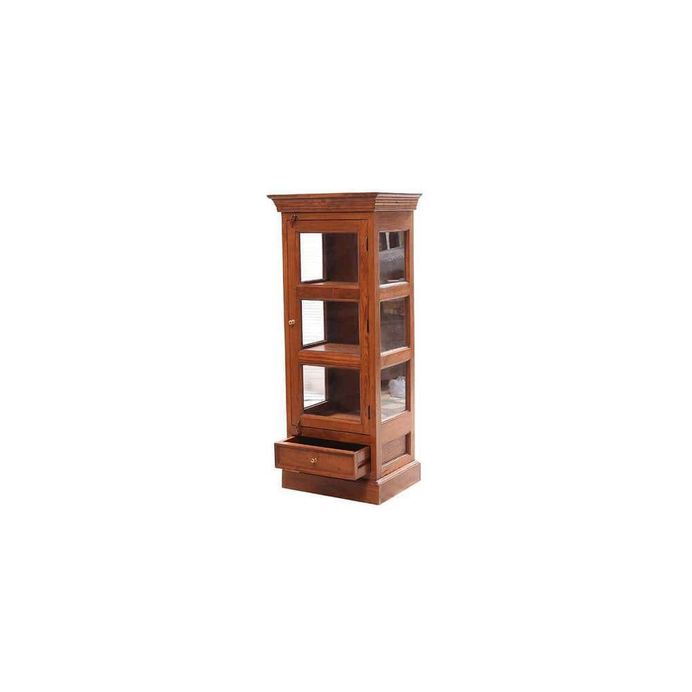 Dhaval Solid Wood Bookshelf In Brown Finish