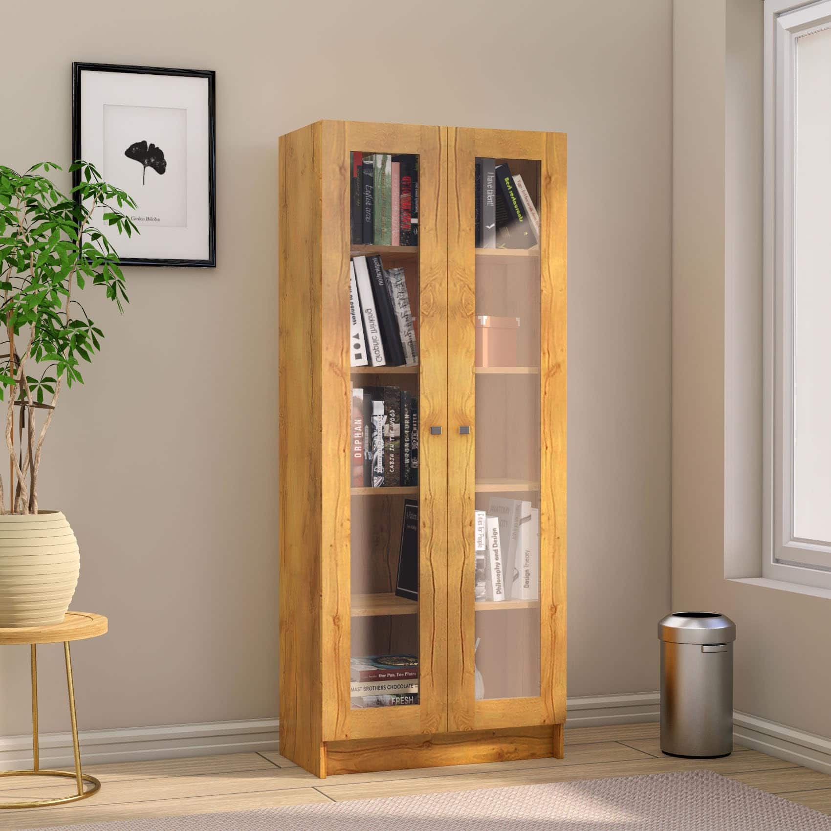 Hexa Multipurpose Storage Rack in Giant Wood Colour - HexaRed