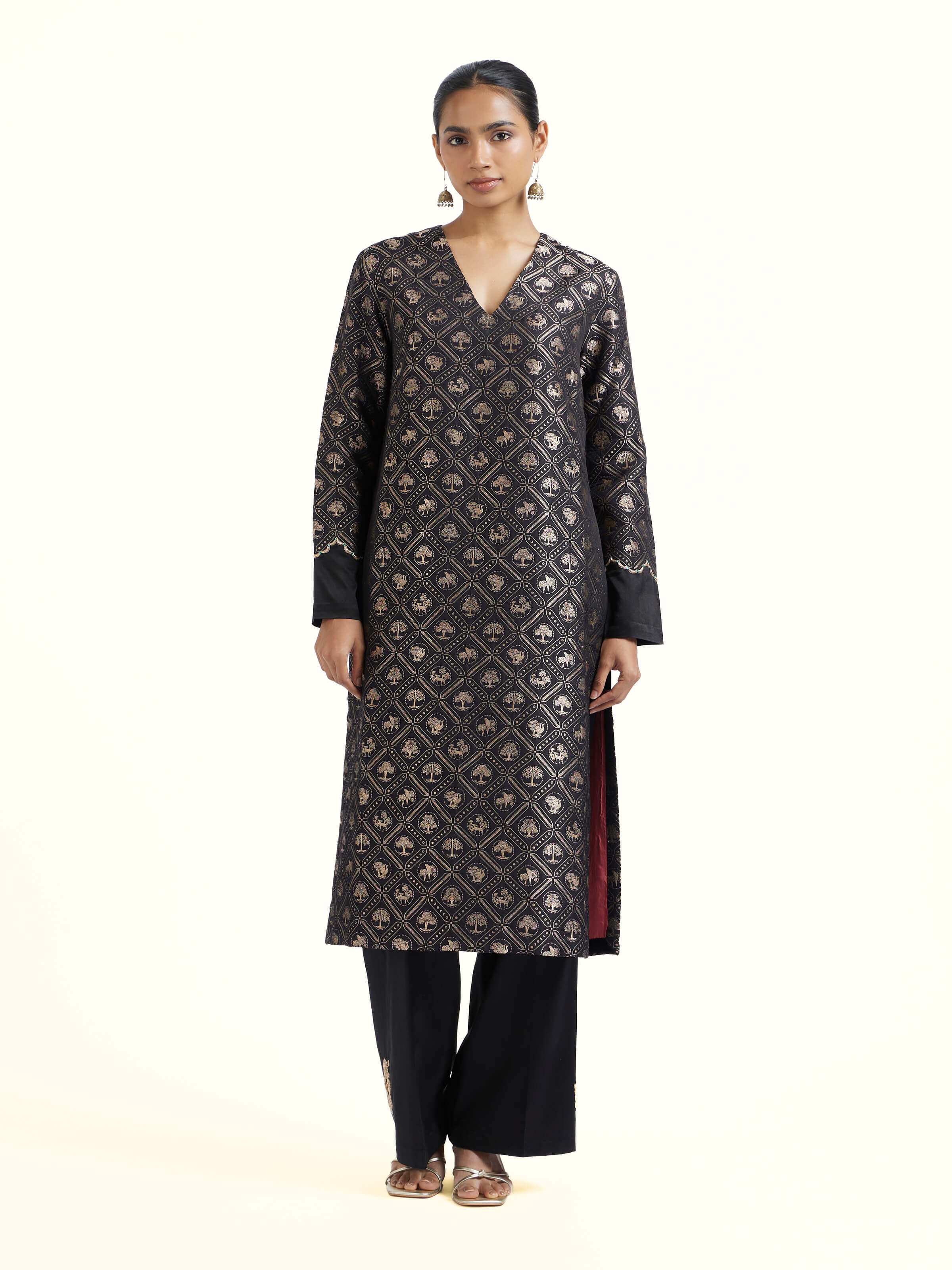 Black Kurta Set