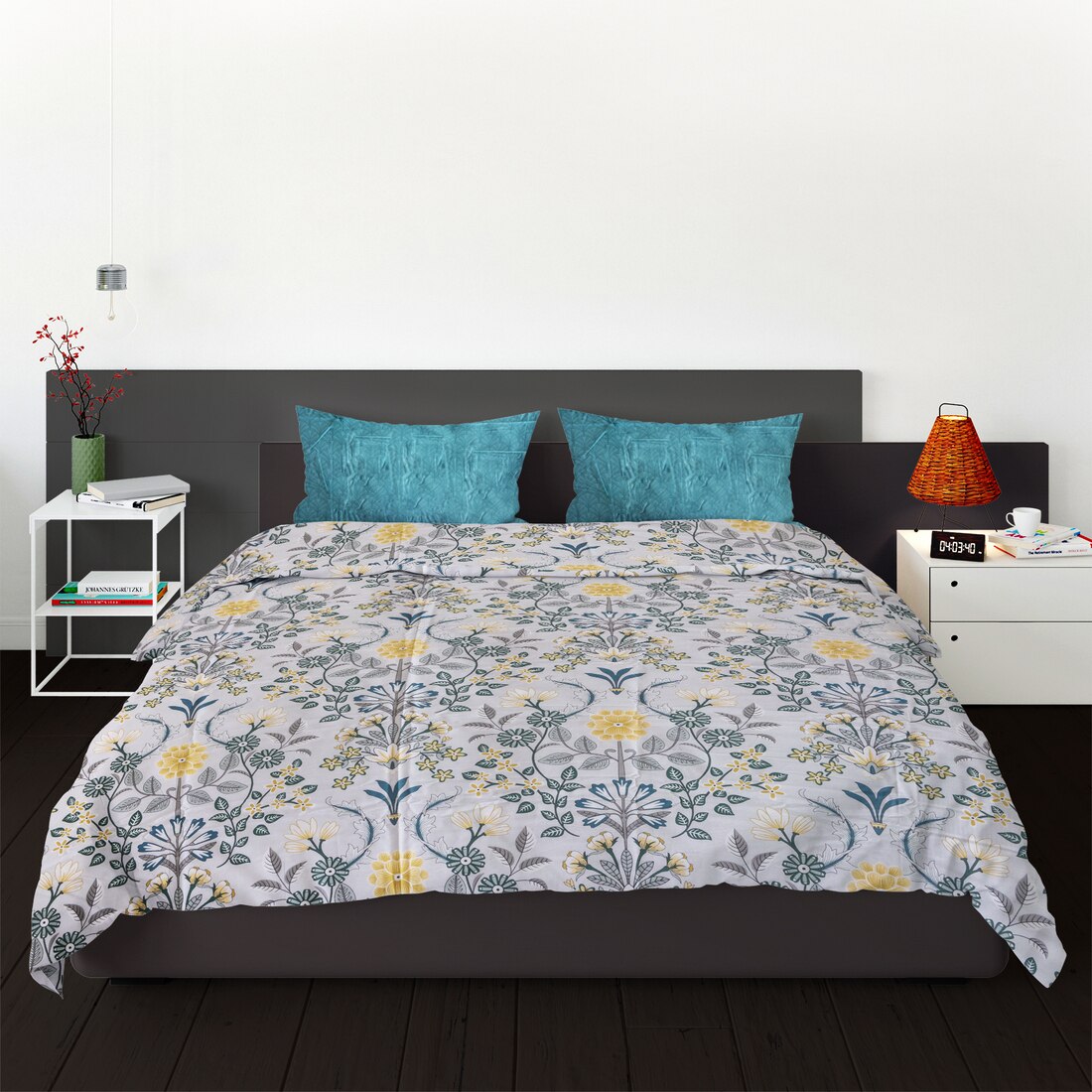 Threads Elegant Series Super Soft King Size flat Bedsheet 245 x275 cms