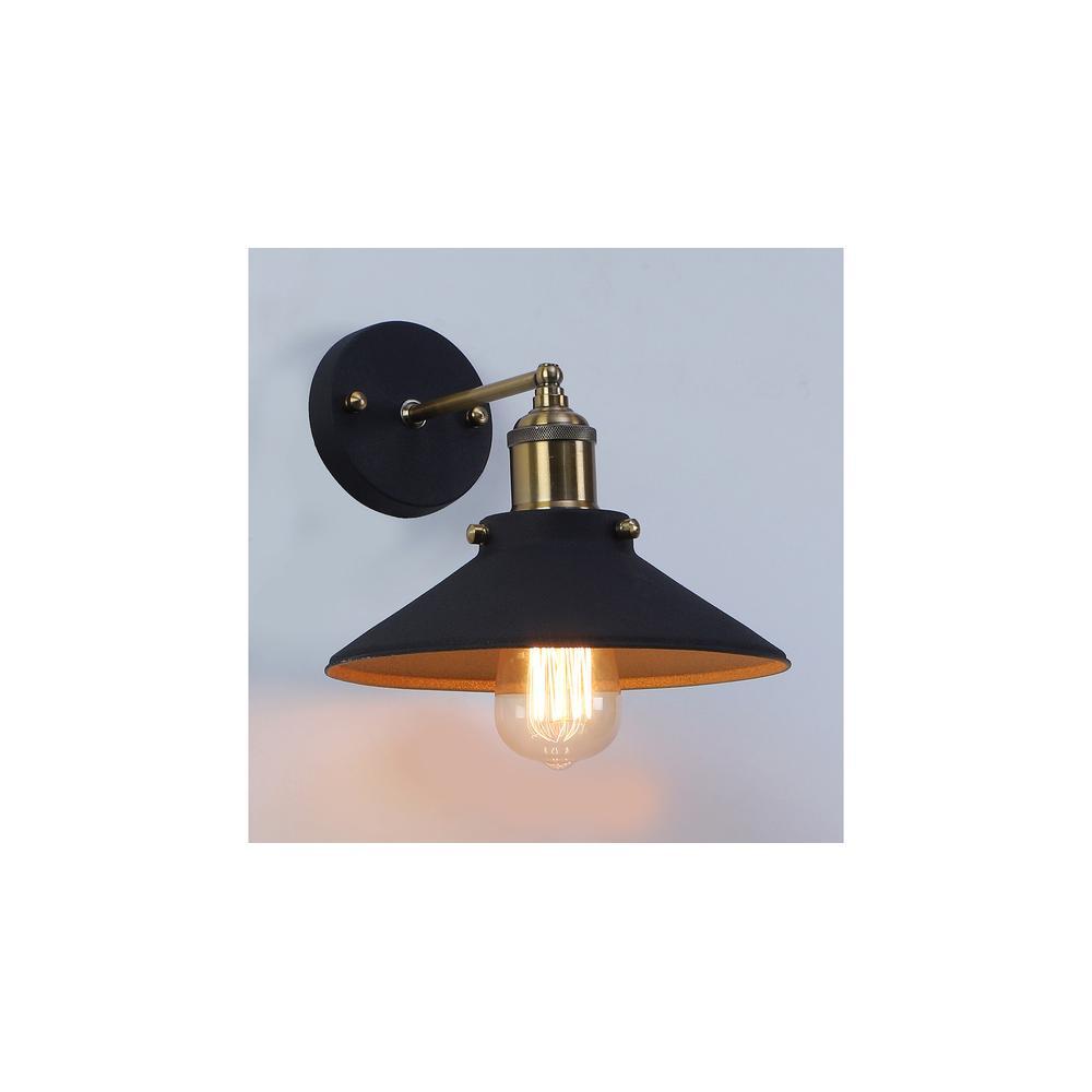 Nora Black Metal Wall Light
