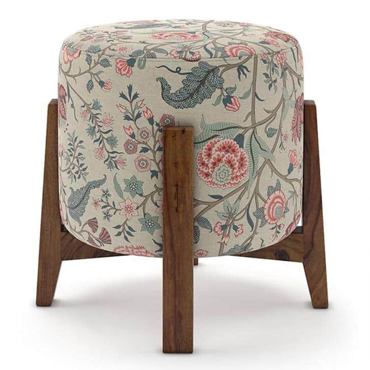 Nicole Stool in Calico Print Colour