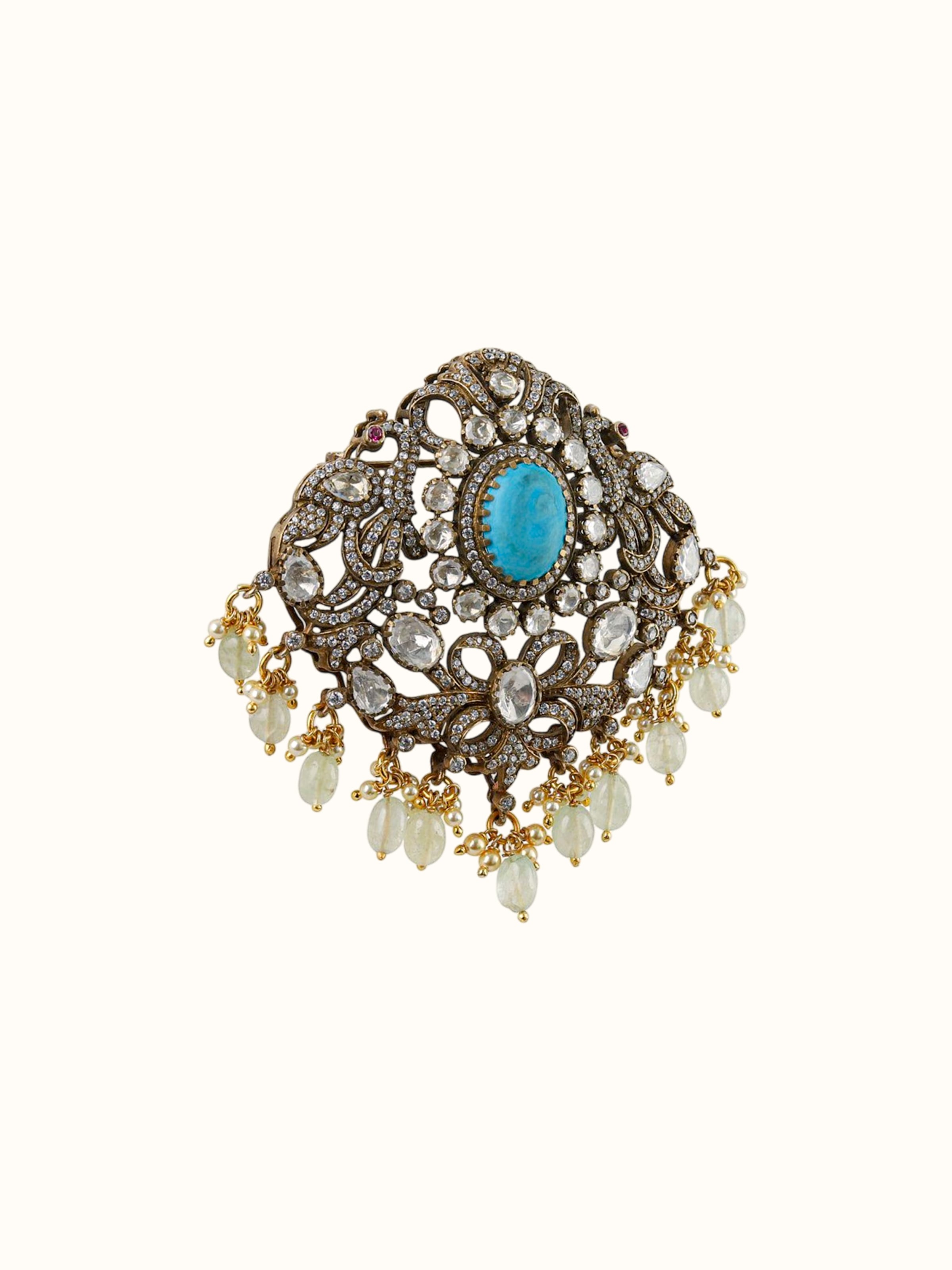 Silver Smithing Yellow Gold Brooch Pin