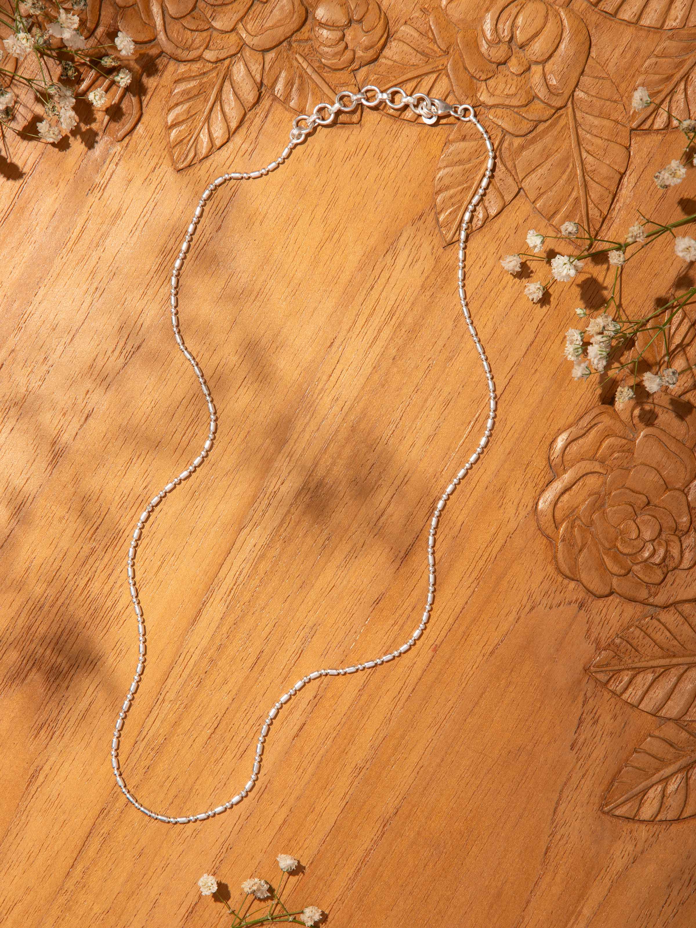 Close-up showing the intricate link pattern and craftsmanship