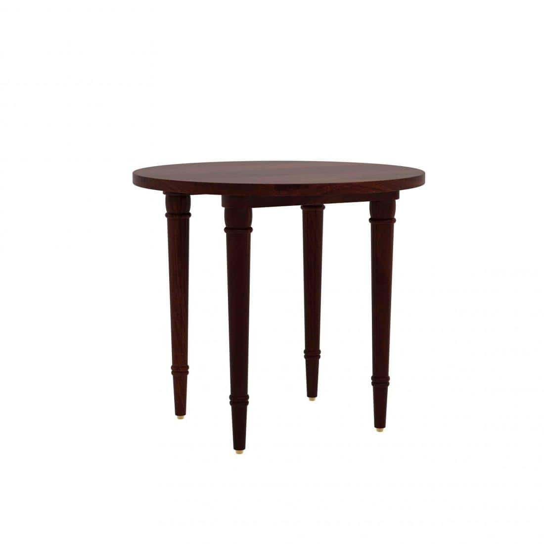 Alps Solid Wood Bedside Table in Teak Finish