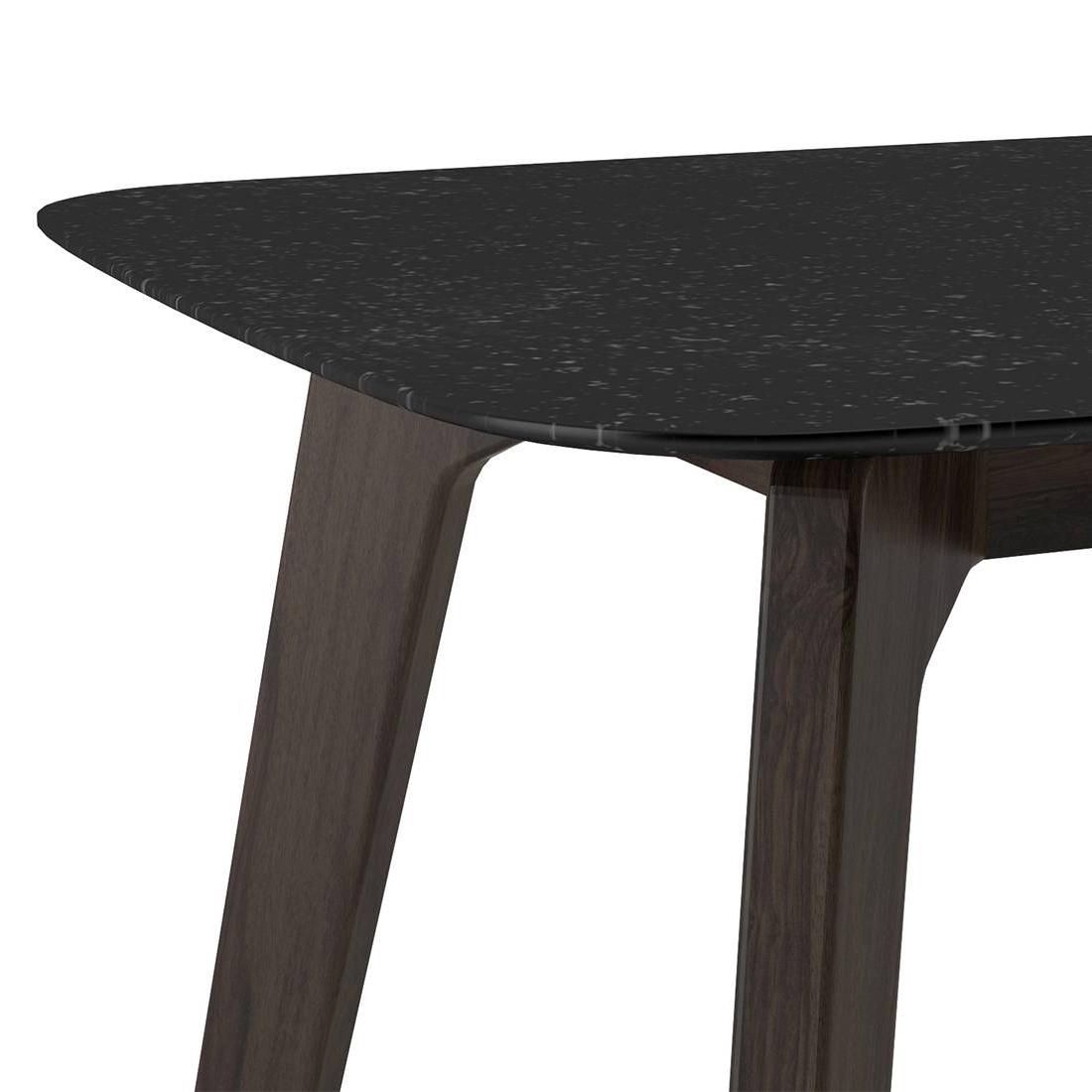 Galaxy 6 Seater Dining Table In American Walnut Finish