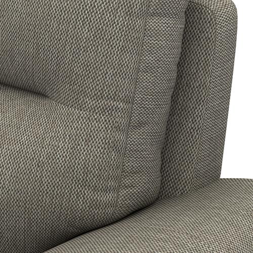 Adelaide Premium 1 Seater Fabric Sofa in Mist Brown Colour