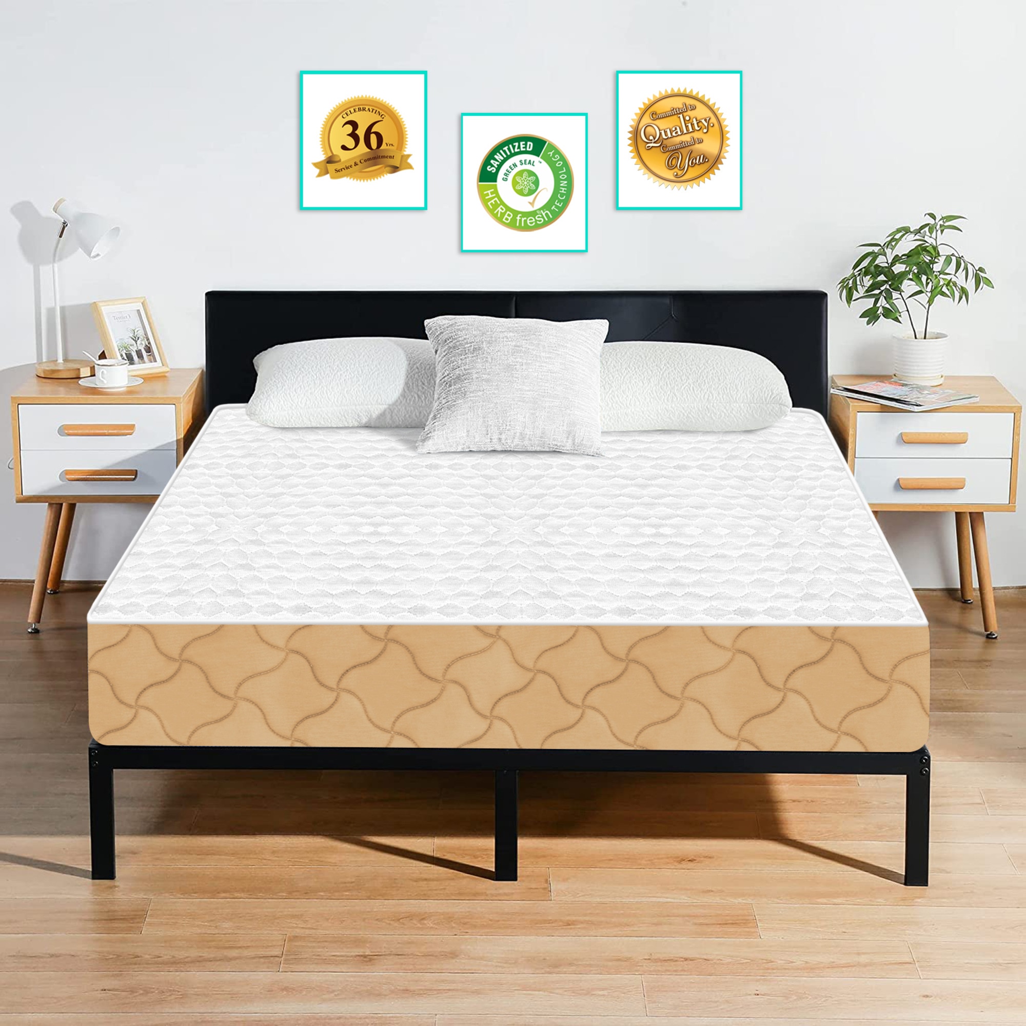 Pure Sleep Premium Orthopedic Pocket Spring Mattress - Sleep Spa