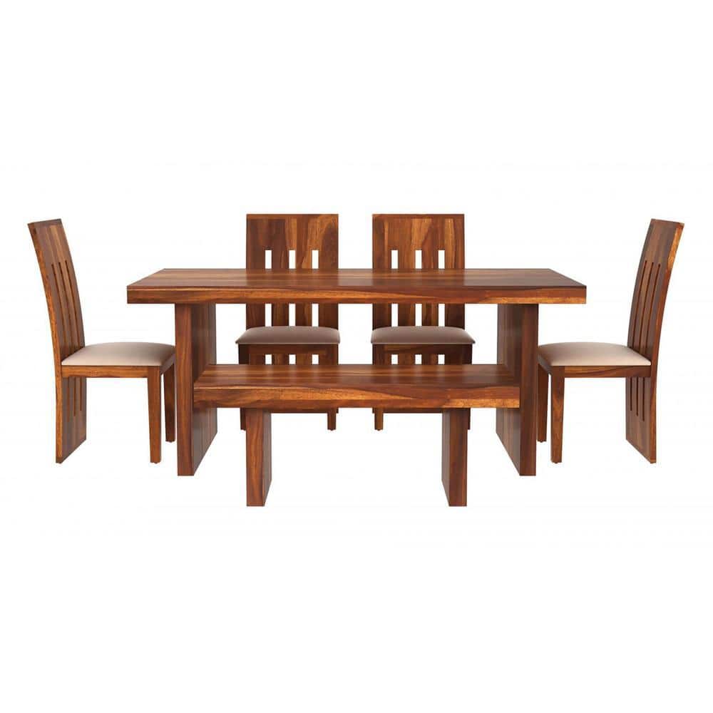 Cayman Six Seater Dining Set With Bench