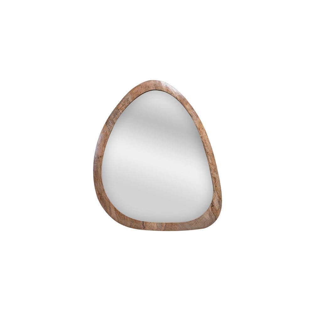 Classic Brown Wood Wall Mirror