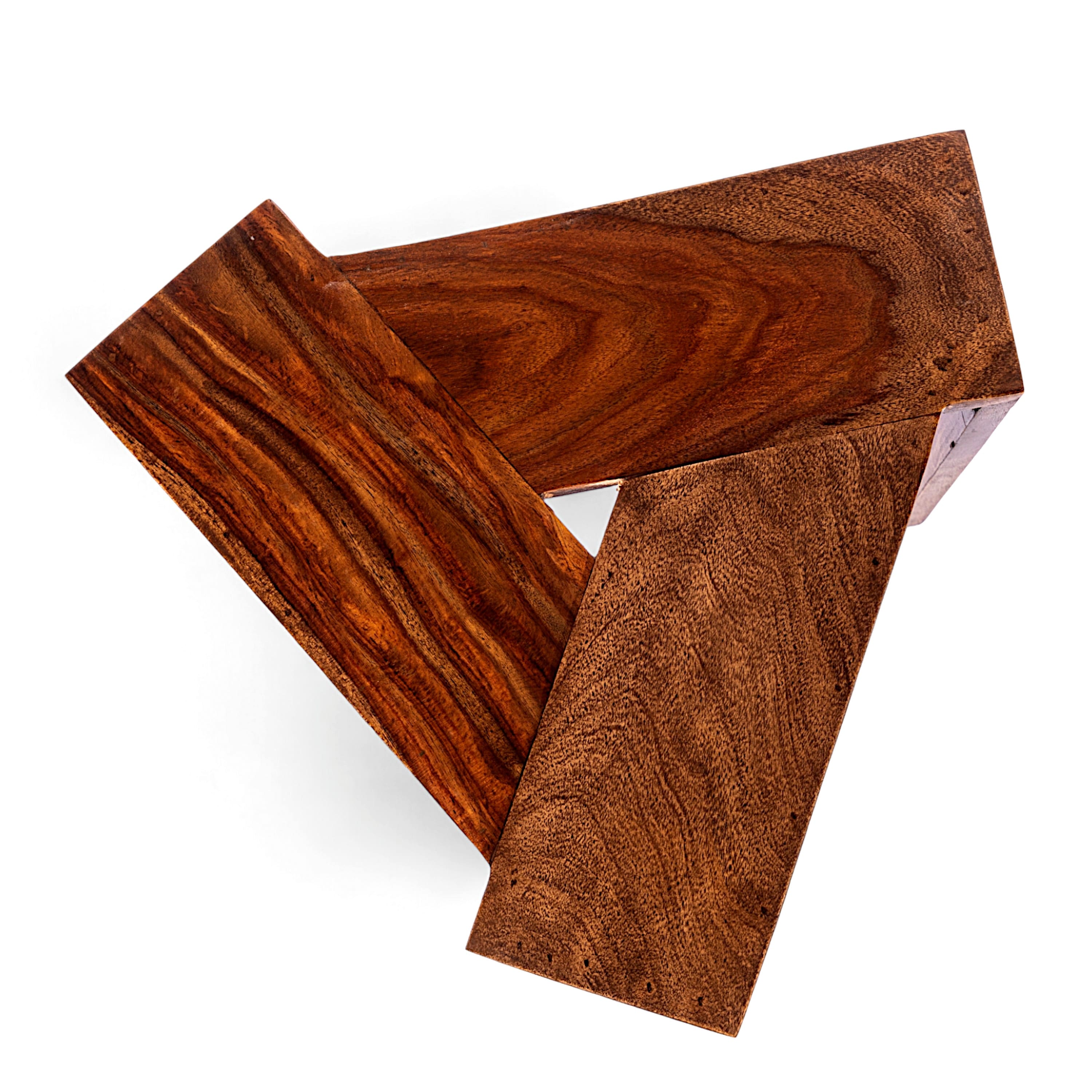 Avina End Table - Teak Finish