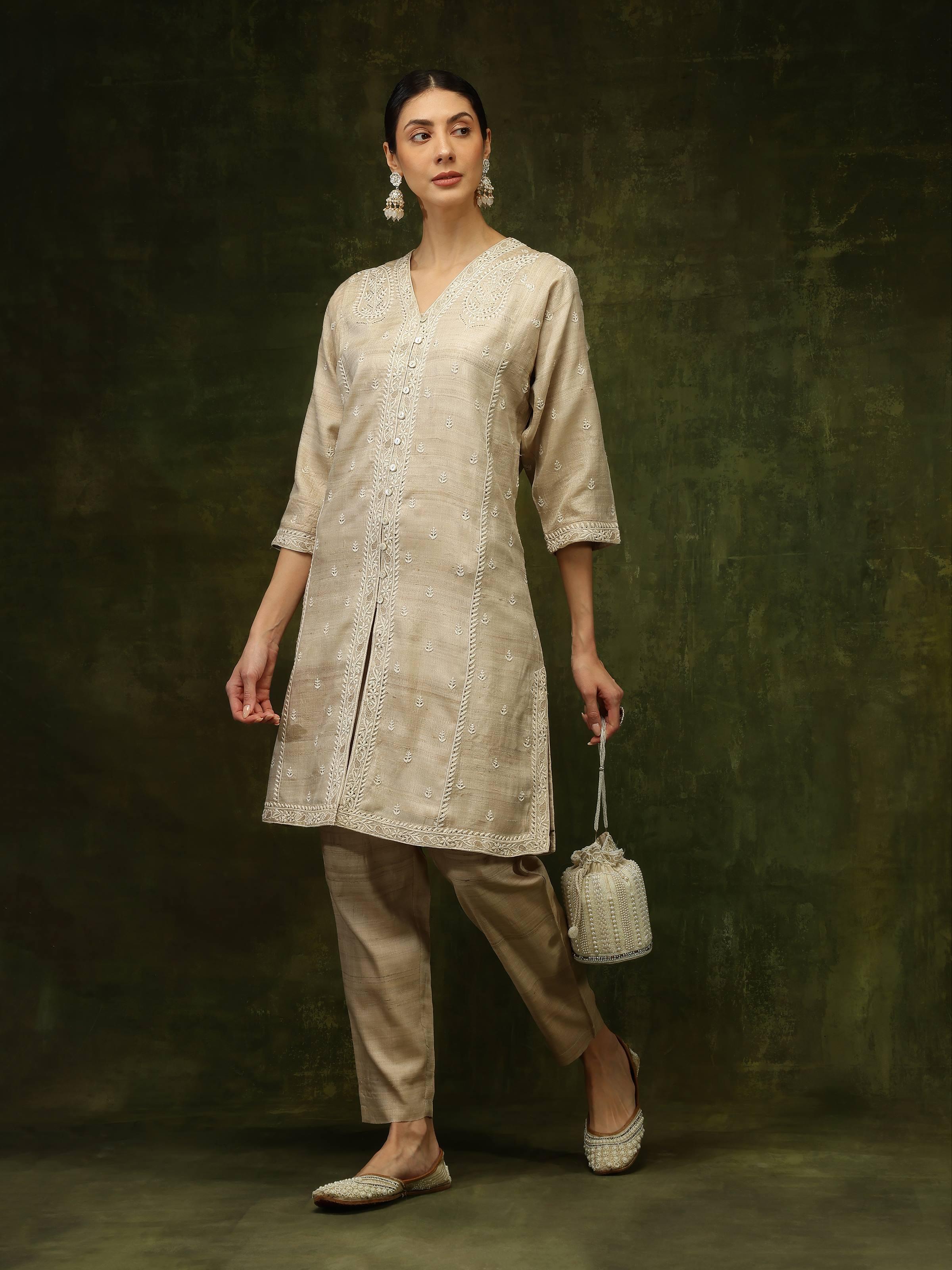 Lifestyle shot that showcases the refined silhouette and hand-crafted elegance of this versatile outerwear.