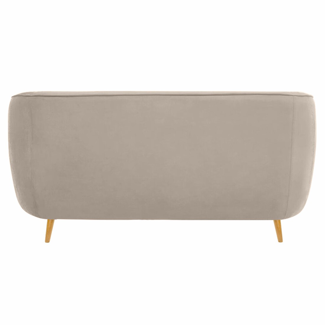 Nero Velvet 2 Seater Sofa in Cream Colour