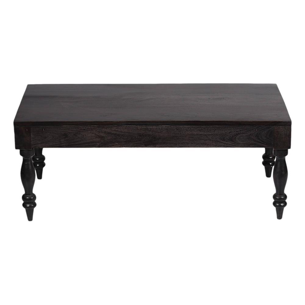 Hudson Sheesham Wood Coffee Table In Mahogany Finish